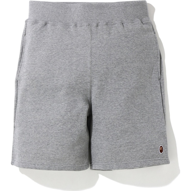 BAPE One Point Sweat Shorts Grijs