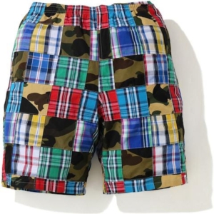 BAPE Patchwork Shorts Multi Multicolor