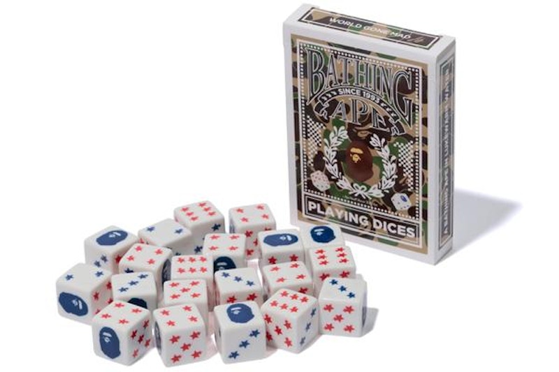 BAPE Playing Dice Multi Multicolor
