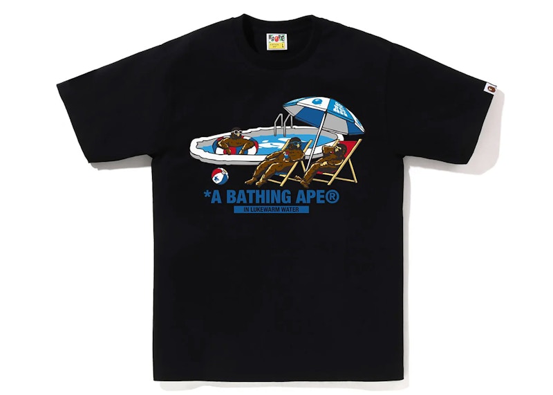 BAPE Poolside Tee Zwart