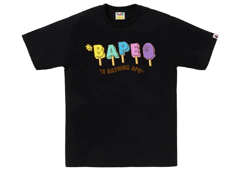BAPE Popsicle Tee Zwart