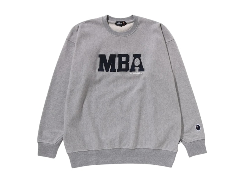 BAPE Pull Over Crewneck Sweatshirt Grijs