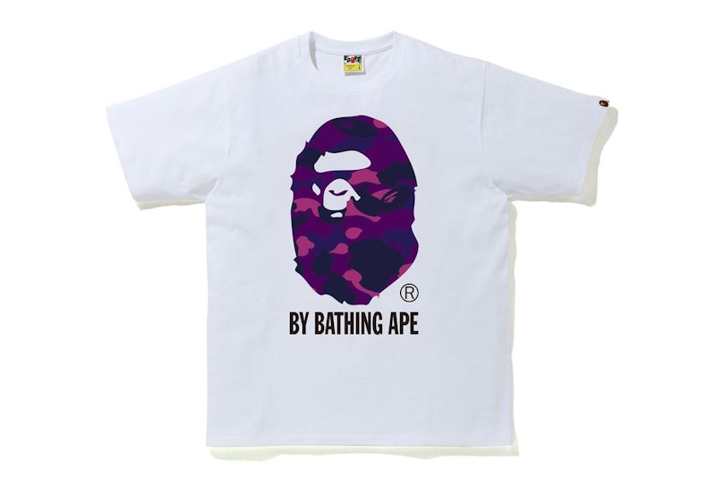 BAPE Reflector Color Camo By Bathing Tee Paars