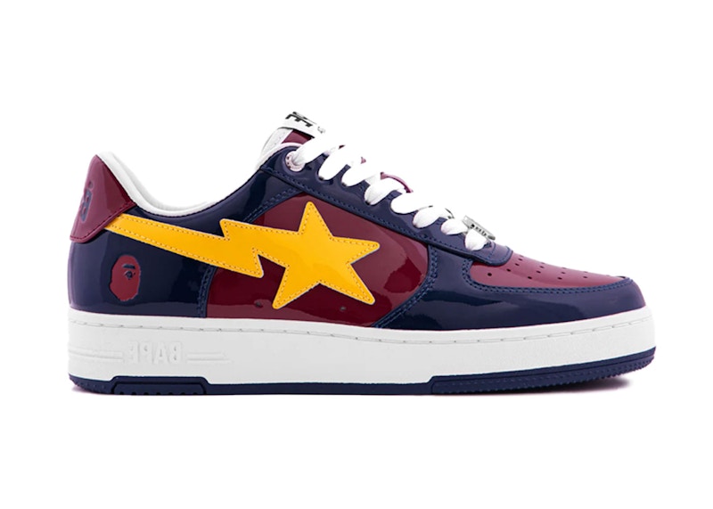 A Bathing Ape Bape Sta #5 M2 Maroon Marineblauw