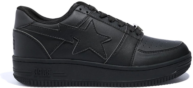 BAPE STA Low Zwart