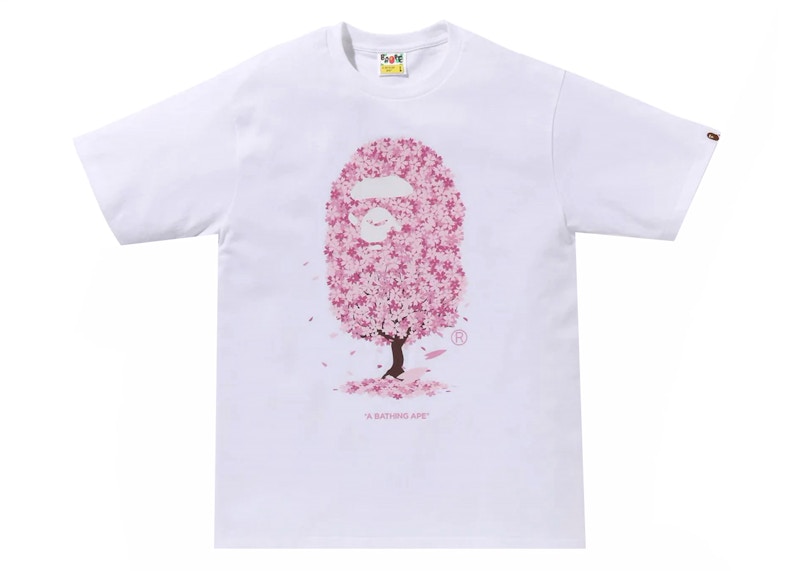 BAPE Sakura Tee Wit