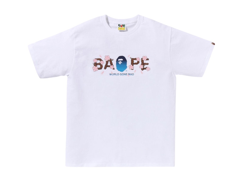 BAPE Sakura Tee Wit