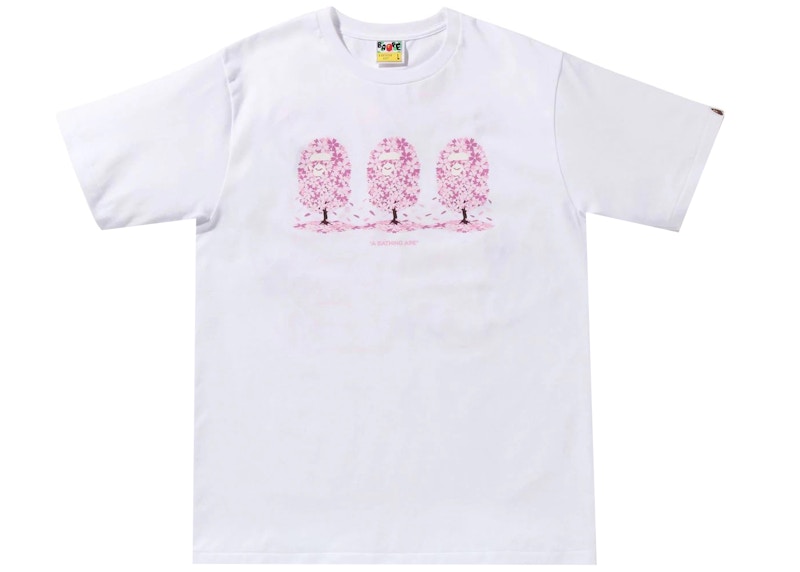 BAPE Sakura Tee Wit