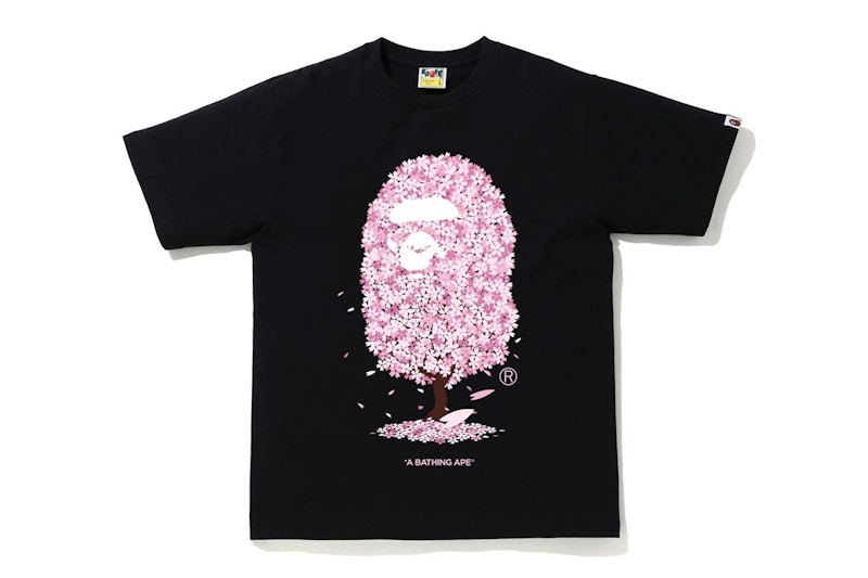 BAPE Sakura Tree Tee Zwart