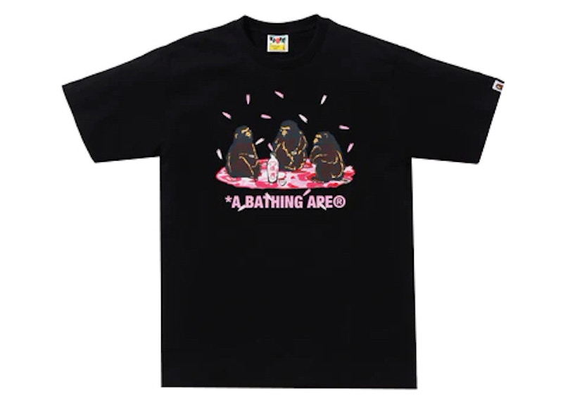 BAPE Sakura Viewing Tee Zwart