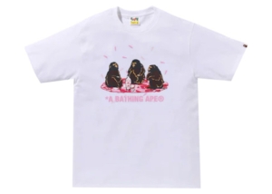 BAPE Sakura Viewing Tee Wit