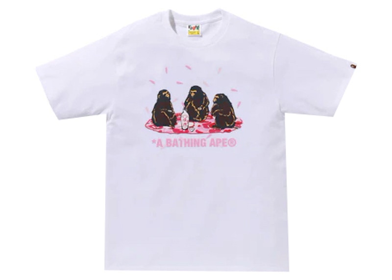 BAPE Sakura Viewing Tee Wit