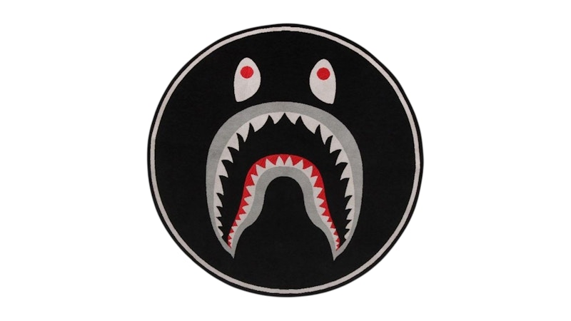 BAPE Shark Floor Rug Zwart