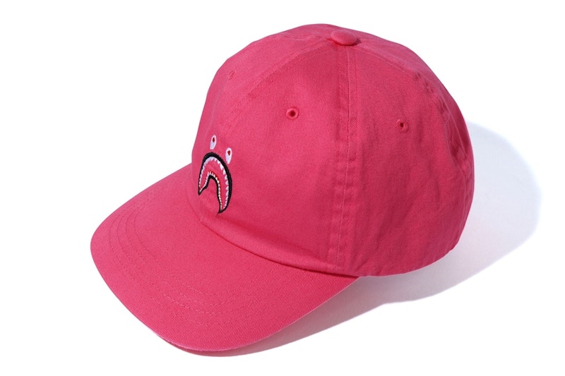BAPE Shark Panel Cap Hot Roze