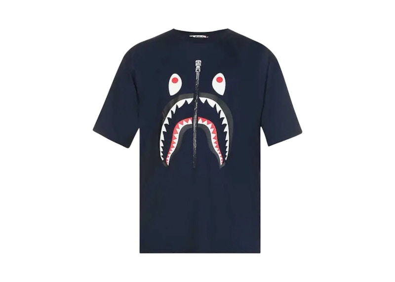 BAPE Shark Relaxed Fit Tee Blauw