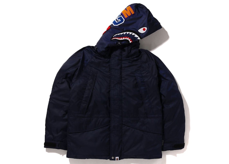BAPE Shark Snowboard Down Jacket Blauw