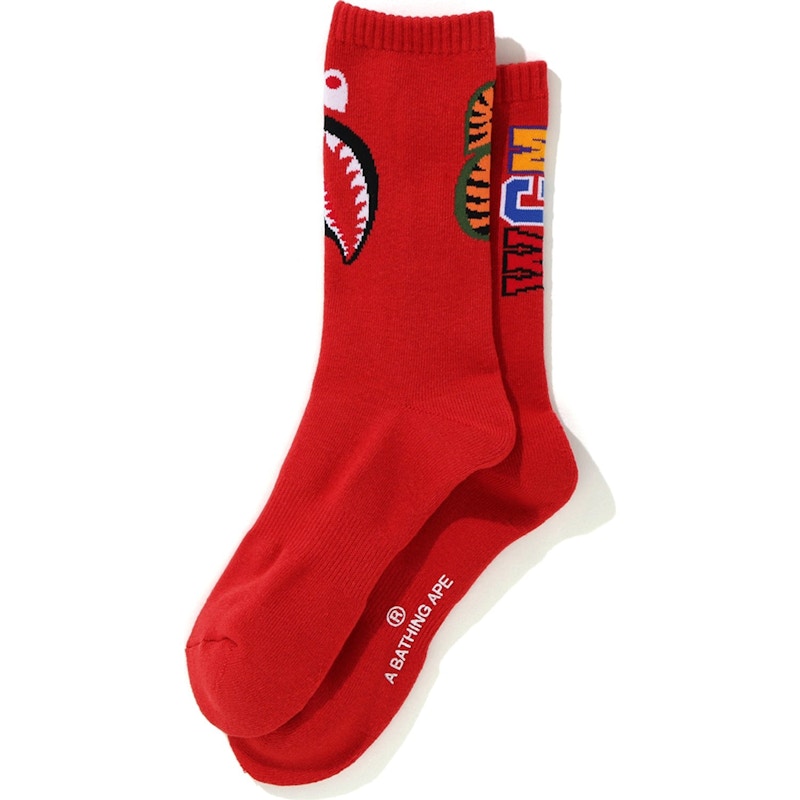 BAPE Shark Socks Rood