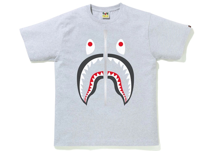 BAPE Shark Tee Grijs