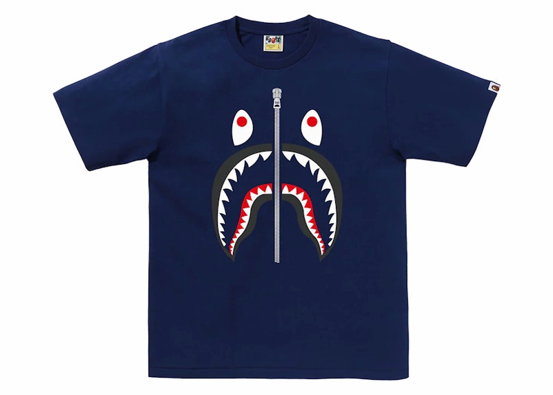 BAPE Shark Tee Blauw
