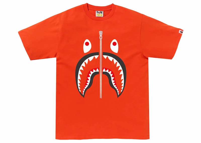 BAPE Shark Tee Oranje