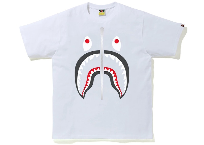 BAPE Shark Tee Wit