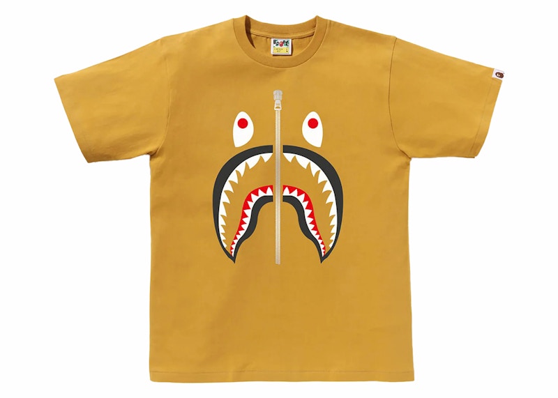BAPE Shark Tee Geel