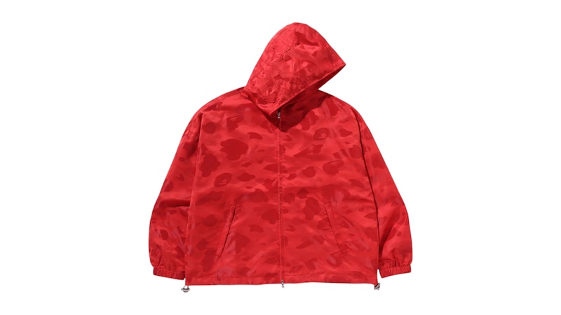 BAPE Solid Camo Shark Full Zip Jacket Rood