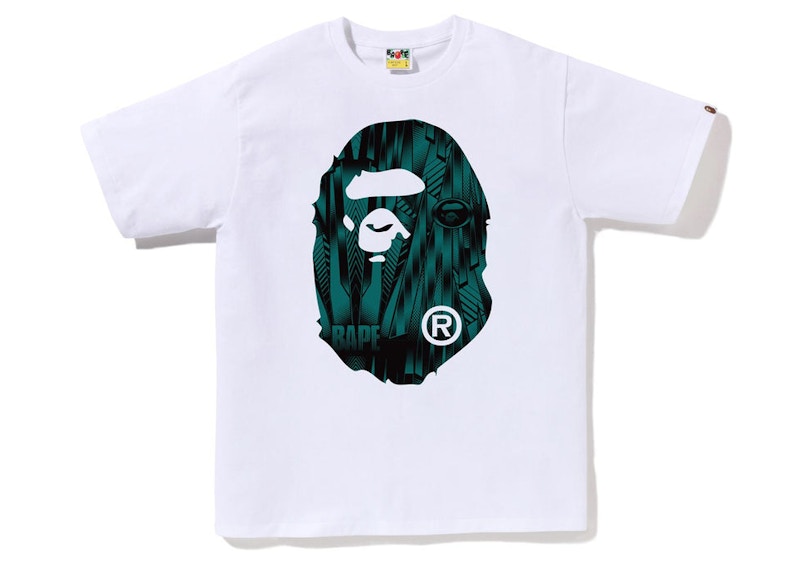 BAPE Speed Racer Big Ape Head Tee Blauw