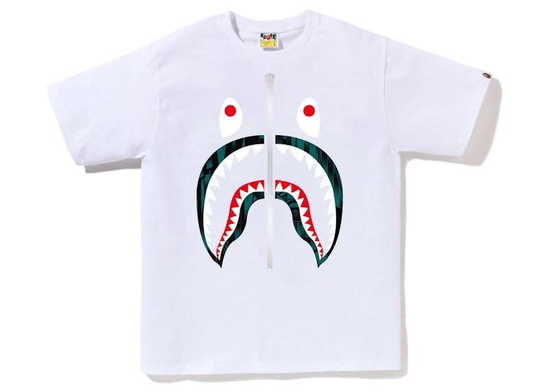 BAPE Speed Racer Big Shark Tee Blauw