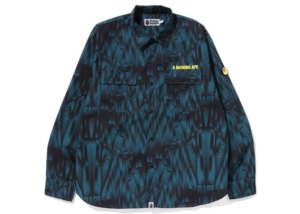 BAPE Speed Racer Relaxed Fit Shirt Blauw