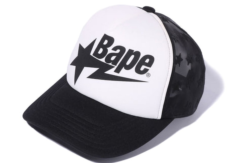 BAPE Sta Allover Mesh Cap Zwart