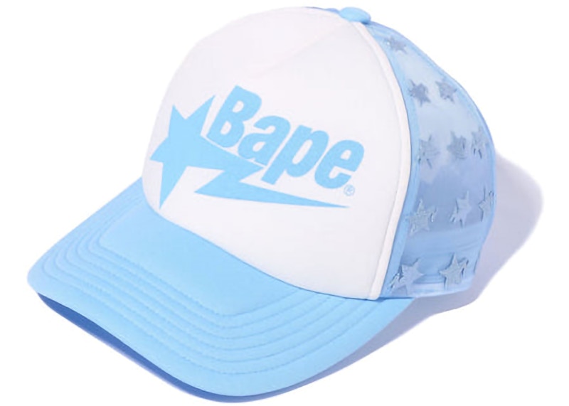 BAPE Sta Allover Mesh Cap Blauw