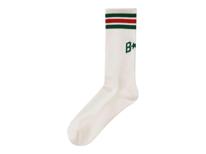 BAPE Sta Line Socks Groen