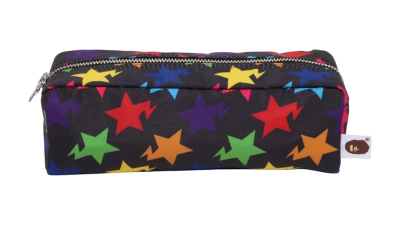 BAPE Sta Pattern Flight Travel Pouch Zwart