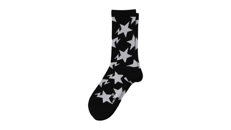 BAPE Sta Pattern Socks Zwart