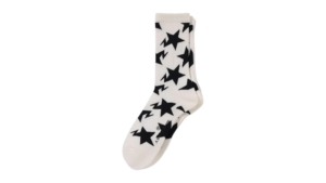 BAPE Sta Pattern Socks Wit