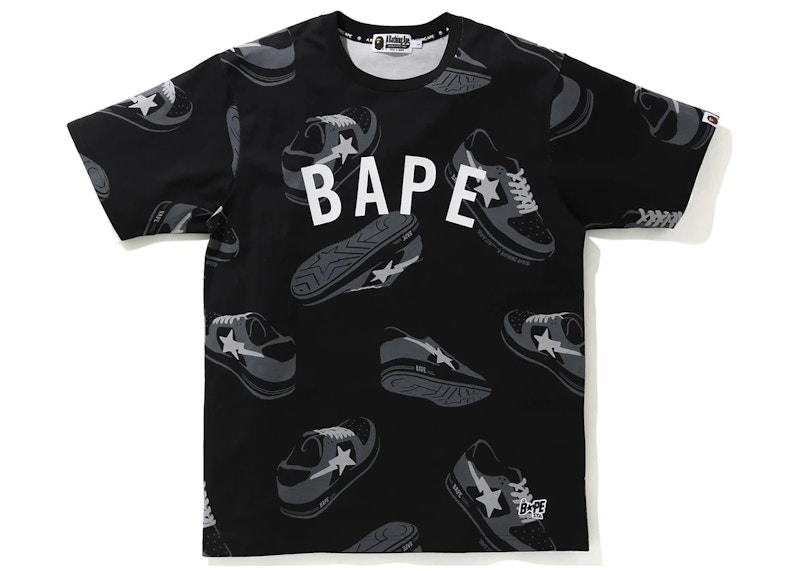 BAPE Sta Random Tee Zwart