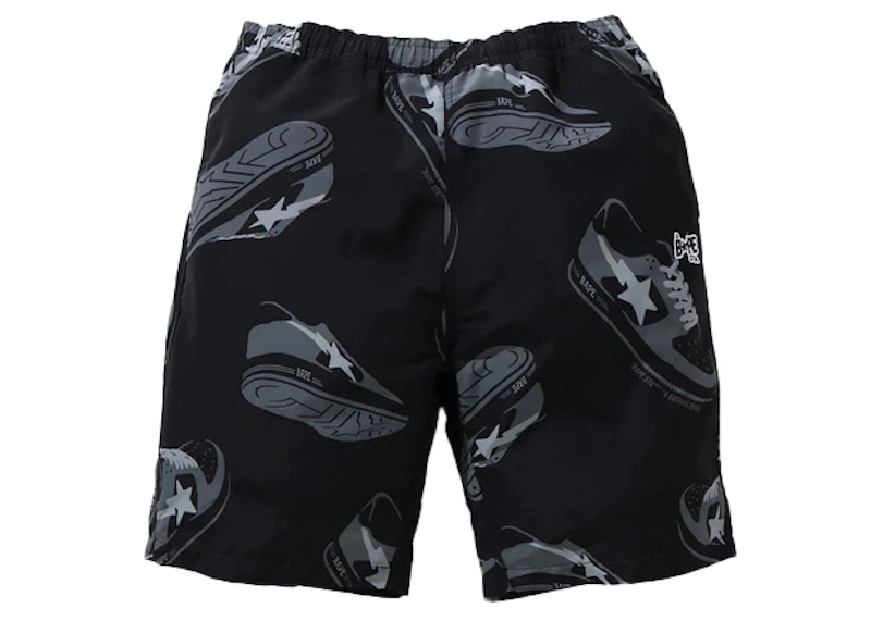 BAPE Sta Random Track Shorts Zwart