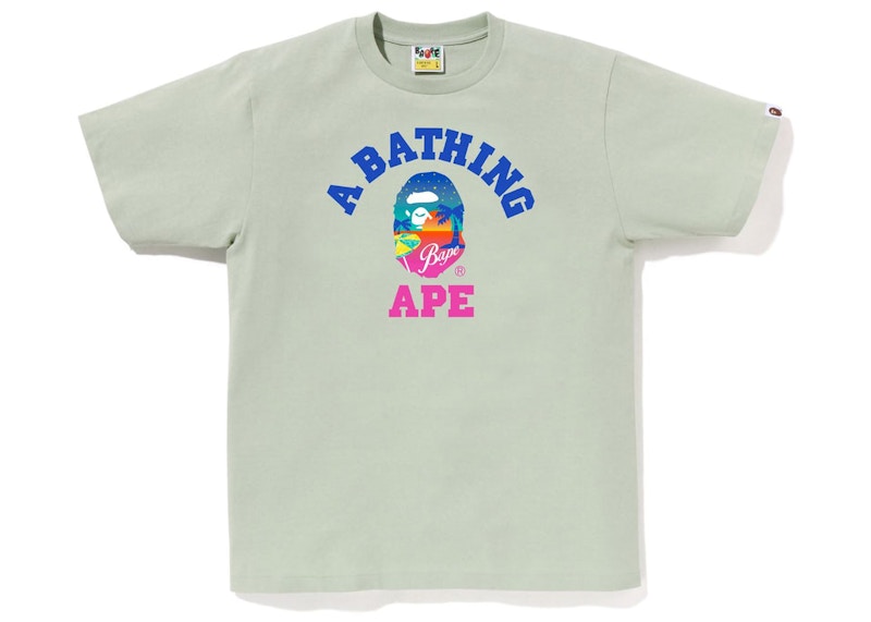 BAPE Sunset Beach Tee Groen