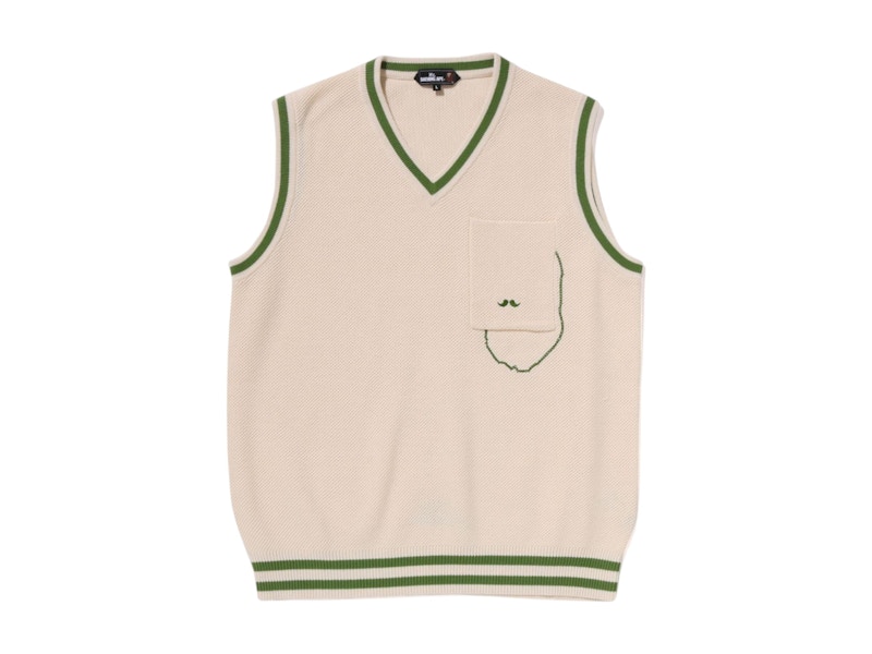BAPE Tank Top Sweater Ivory Wit