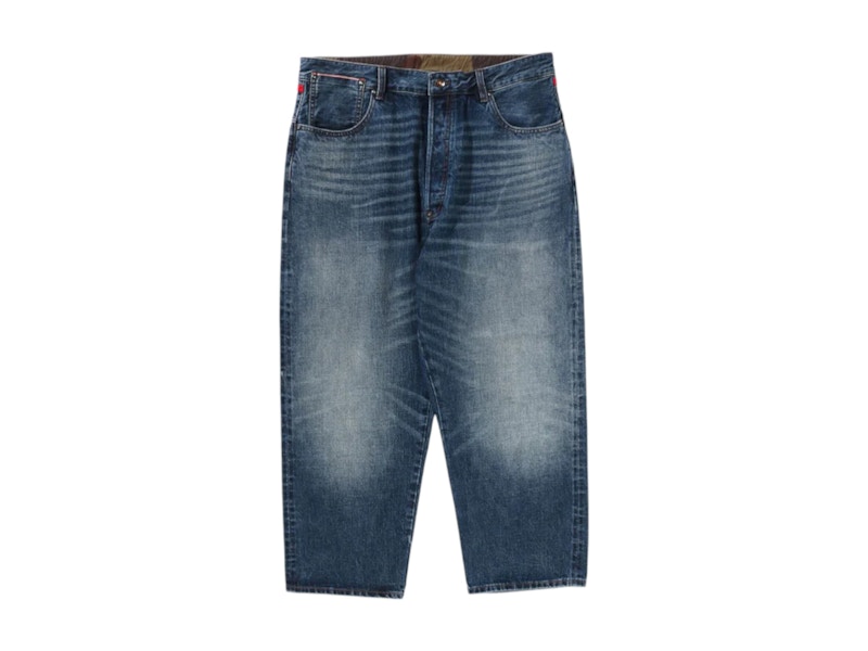 BAPE Taper Front Pants Blauw
