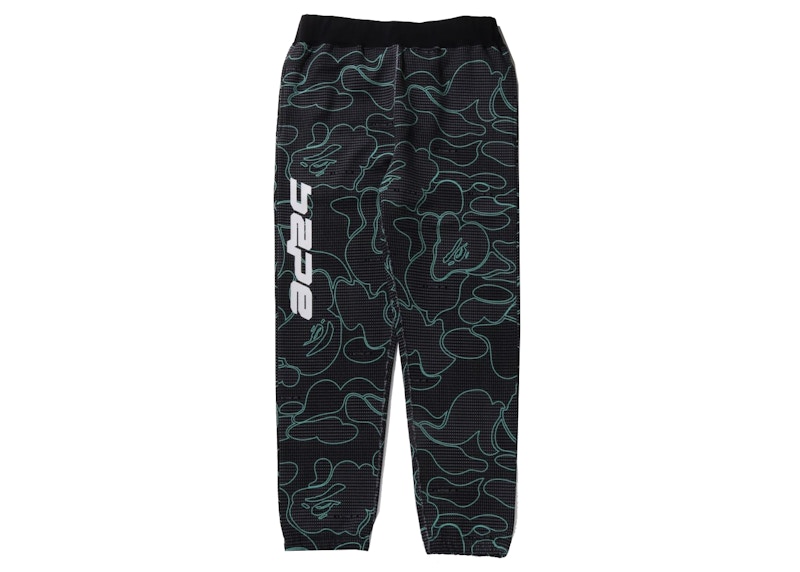 BAPE Text Code Camo Sweatpants Zwart