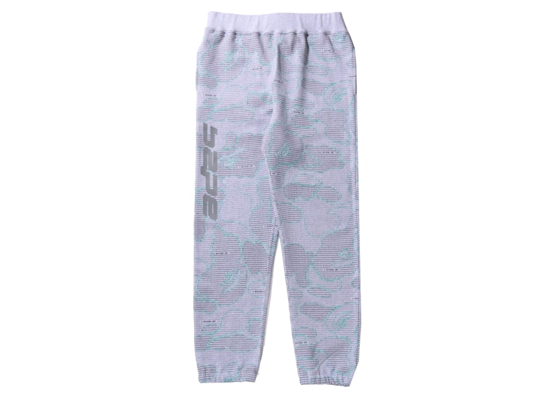 BAPE Text Code Camo Sweatpants Grijs