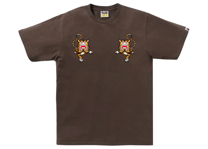 BAPE Tiger Tee Bruin