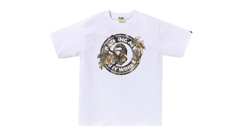 BAPE Tree Edge Camo Busy Works Tee Bruin