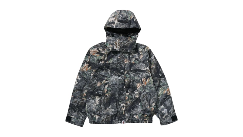 BAPE Tree Edge Camo Hooded Snowboard Jacket Bruin