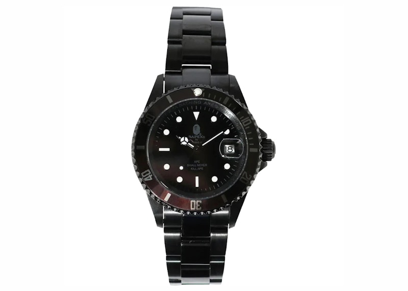 BAPE Type 1 BAPEX Relax Watch Zwart