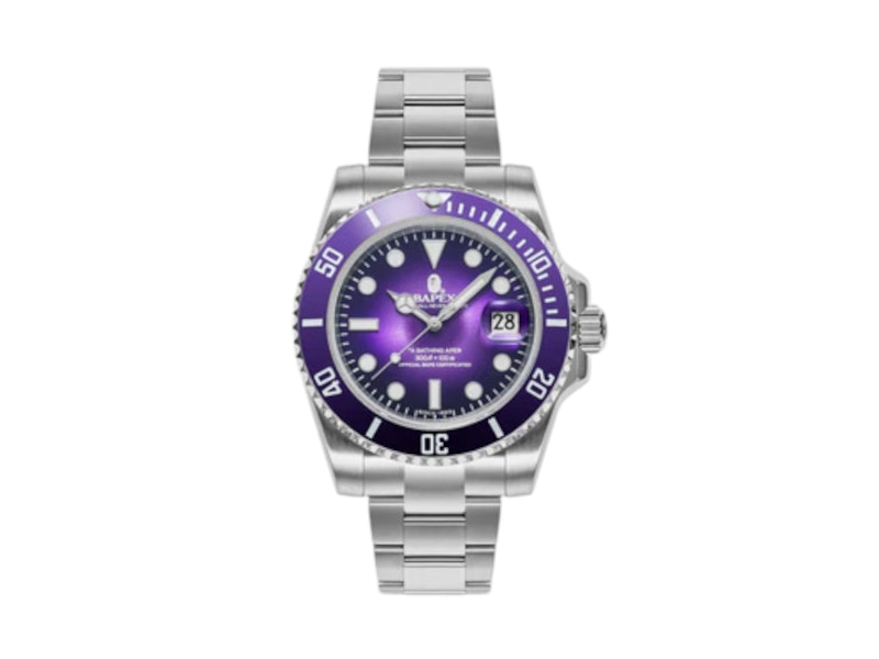 BAPE Type 1 BAPEX Watch Paars