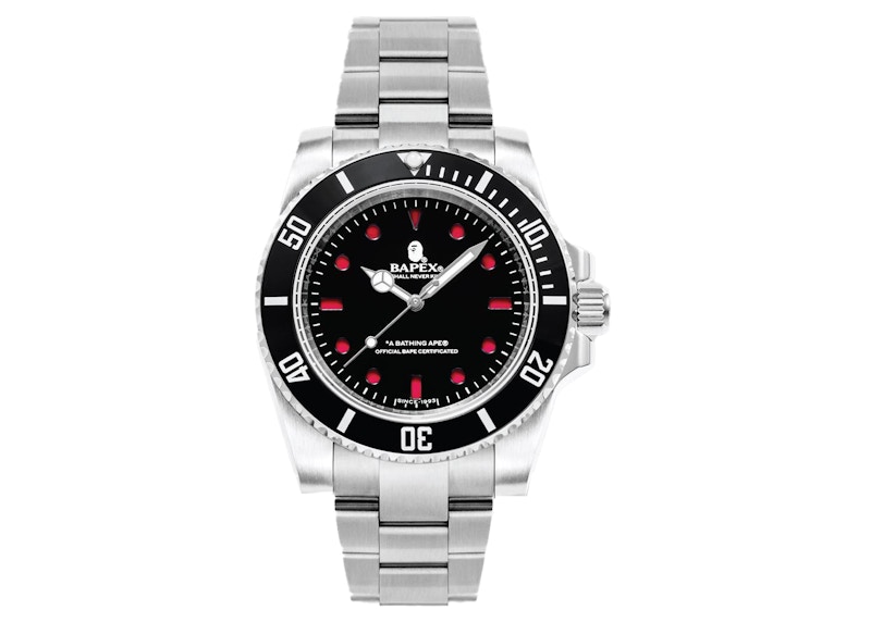 BAPE Type 1 BAPEX Watch Zilver