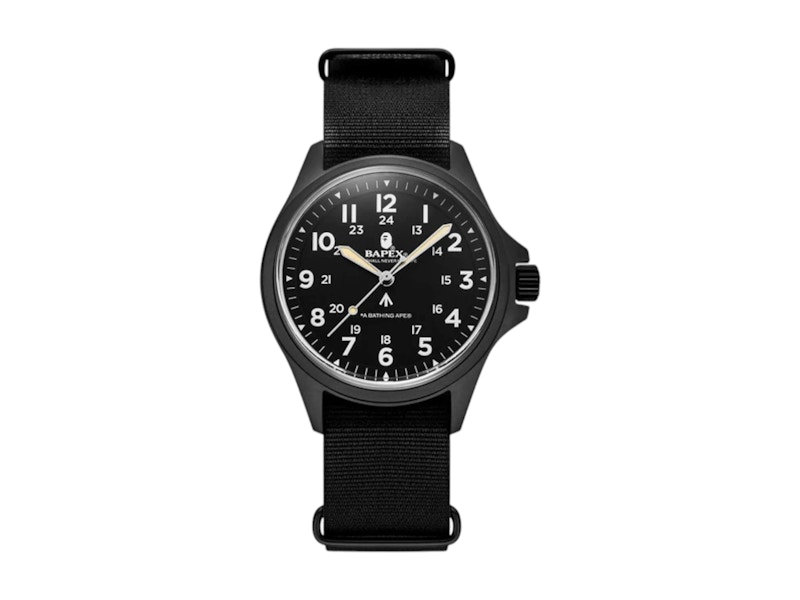 BAPE Type 17 BAPEX II Watch Zwart